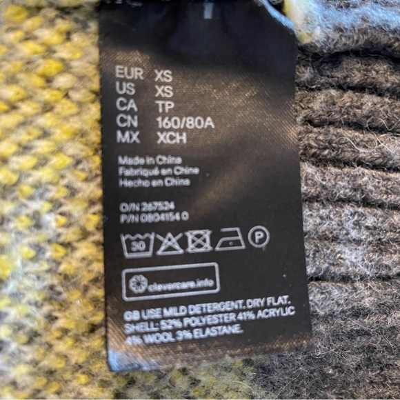 Pringle of Scotland/ H&M Argyle Knit Turtleneck
Sweater Dress XS-Wool Blend - Picture 12 of 13